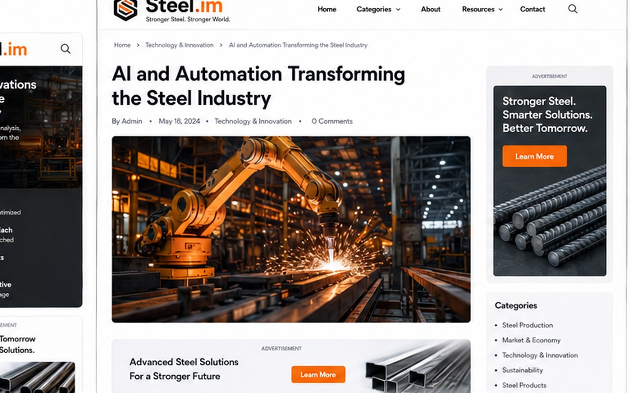 Hot Rolling, Cold Rolling and Smarter Steel Processing: Important Questions Shaping the Next Decade — steel industry image