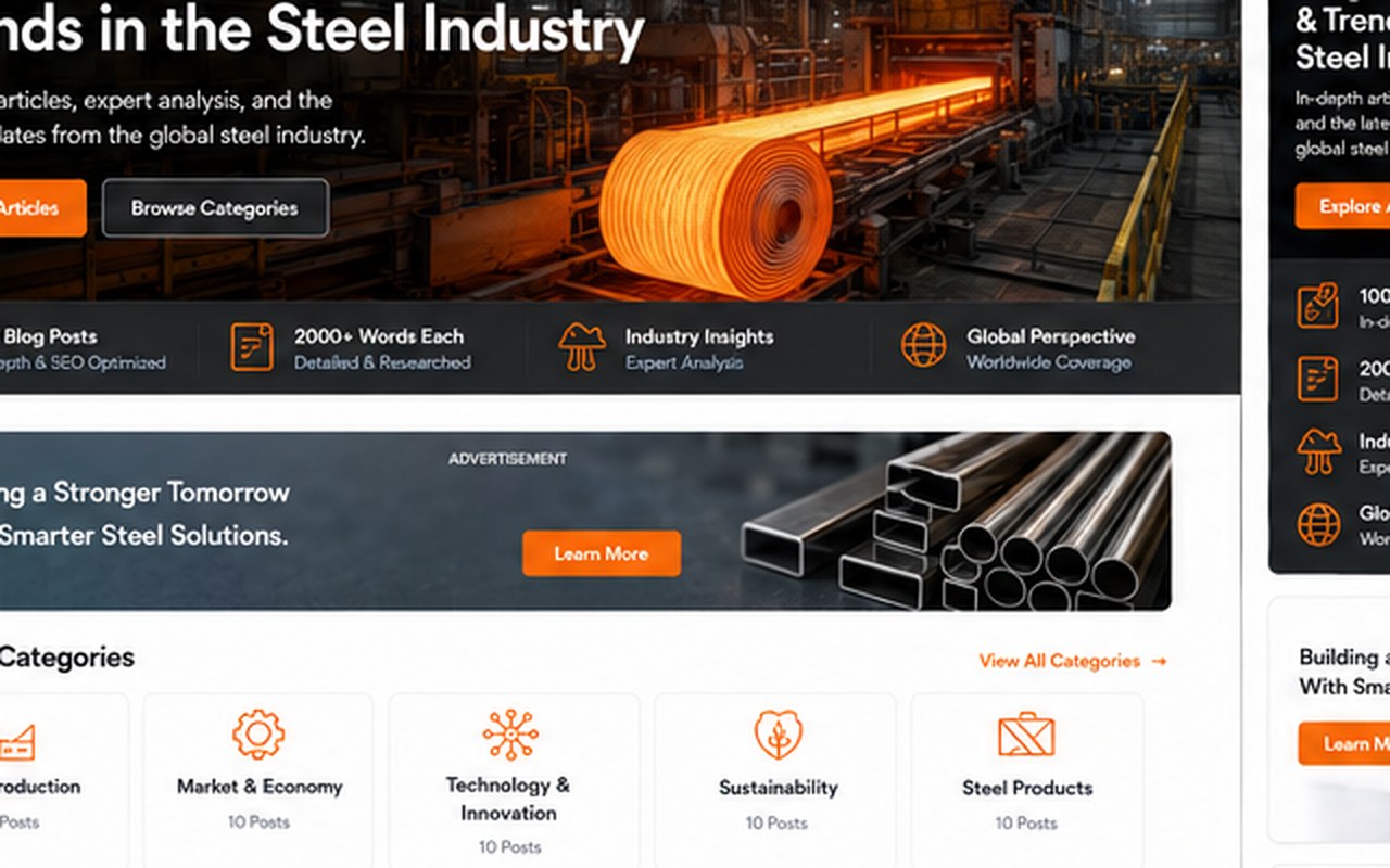 Advanced High-Strength Steel and Next-Generation Applications: Challenges, Opportunities and Strategic Risks — steel industry image